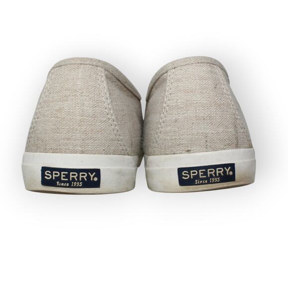 Sperry Seacoast Linen Sneaker Women 12 STS99355 - Picture 6 of 12